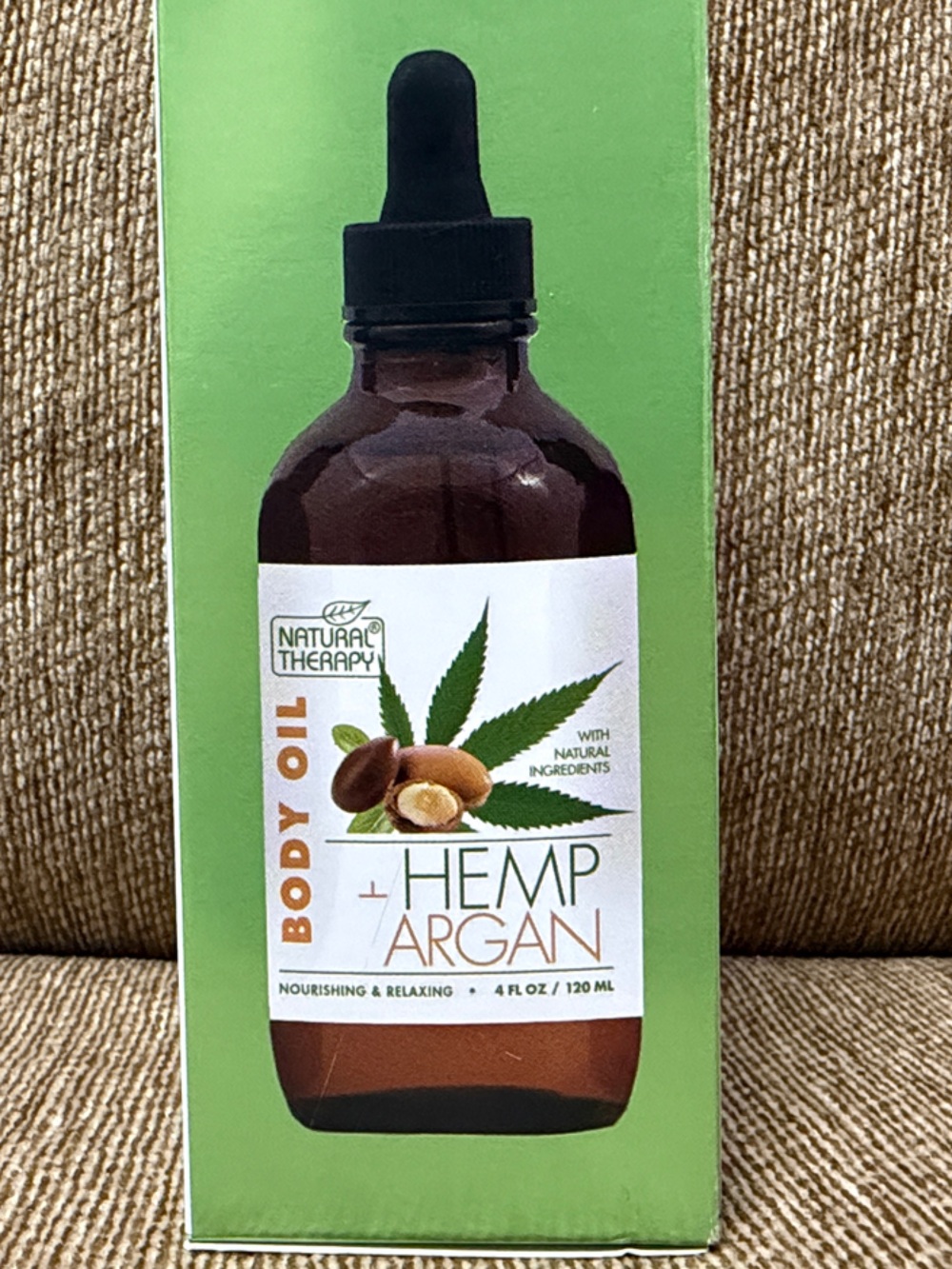 Hemp + Argan Body Oil — Natural Therapy New